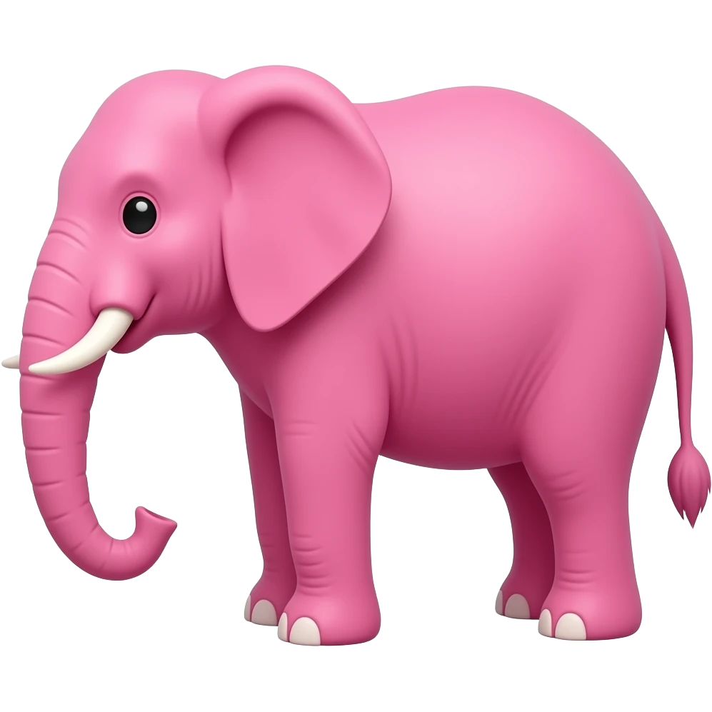 Pink Elephant emoji