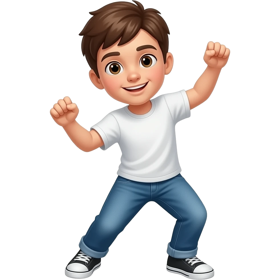 chico blanco bailando emoji