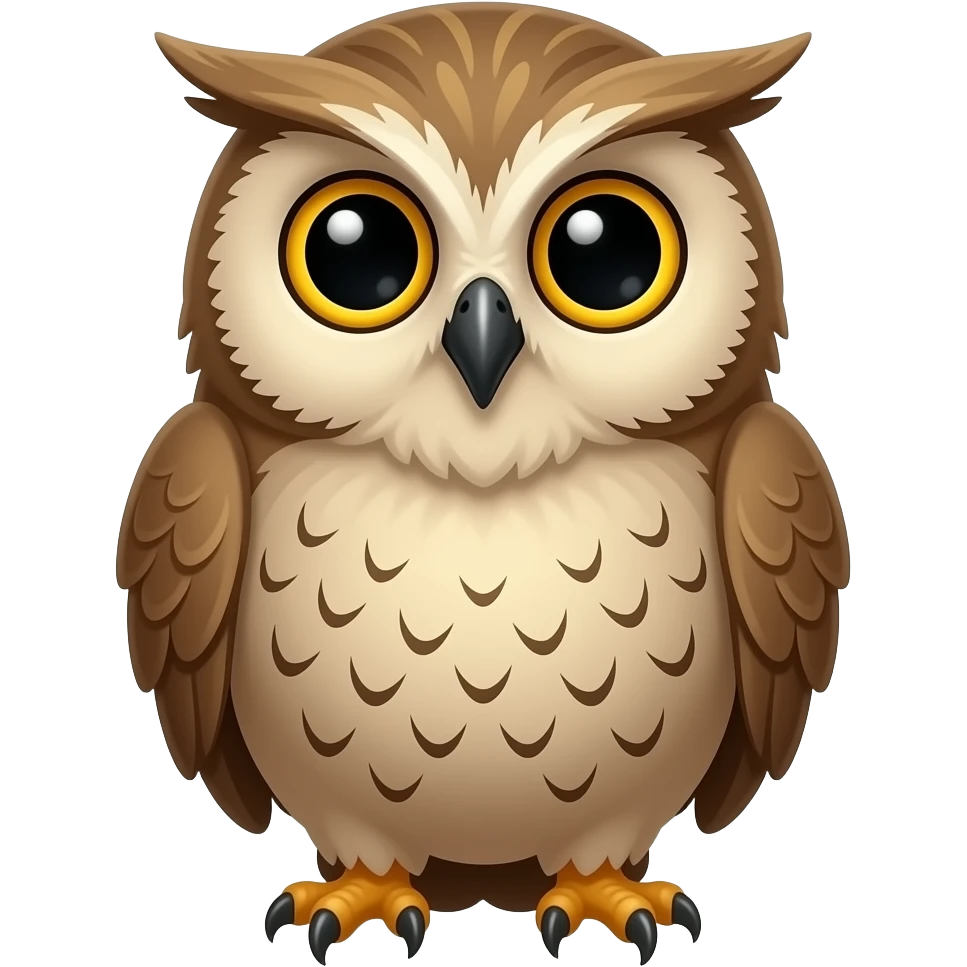 Coolest owl emoji