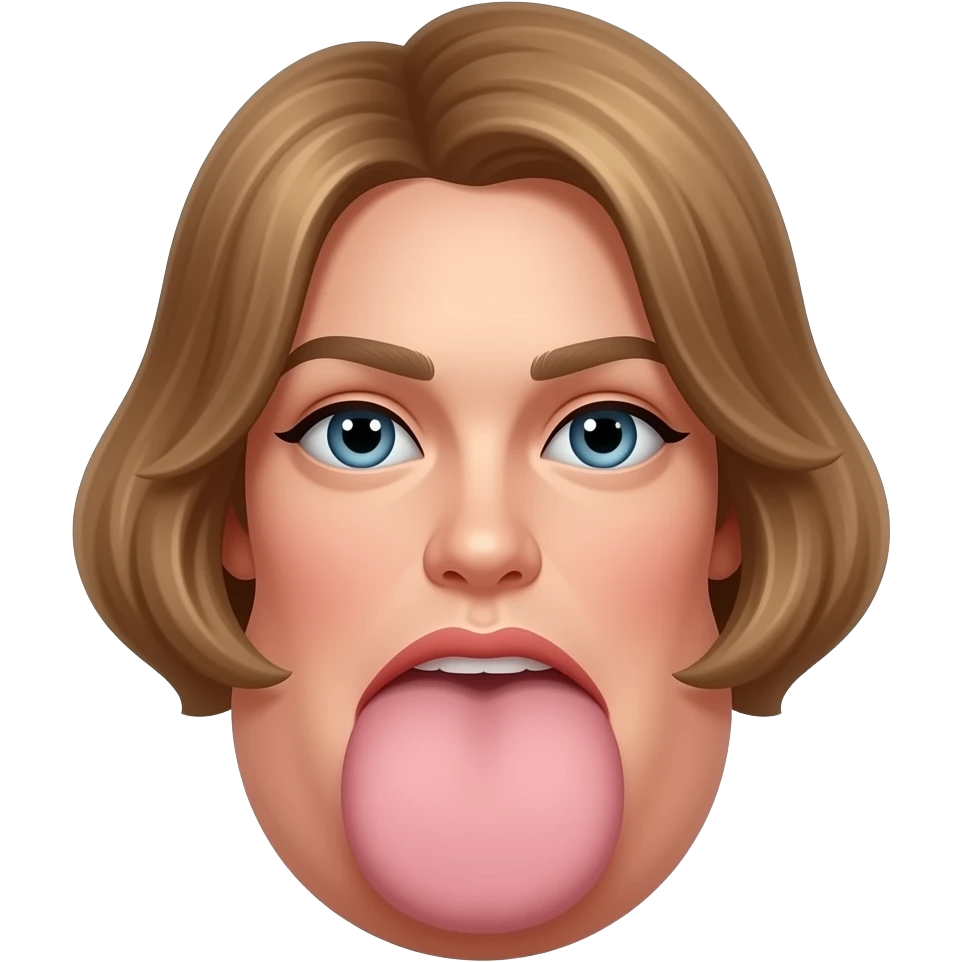 Eating pussy mouth to vagina emoji