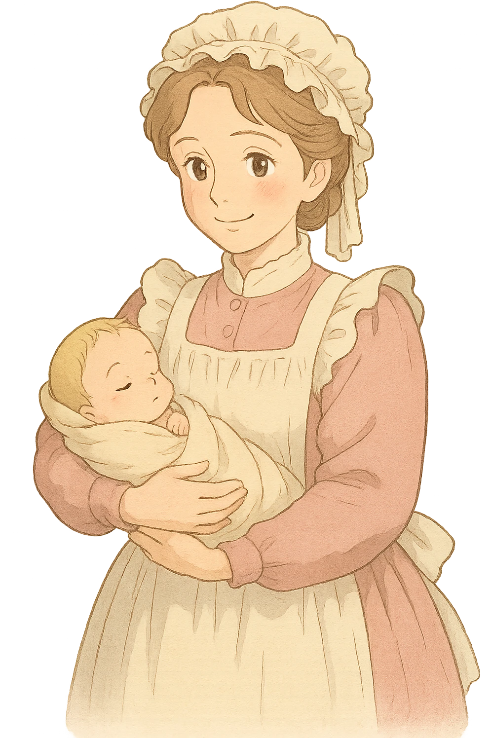 victorian midwife emoji