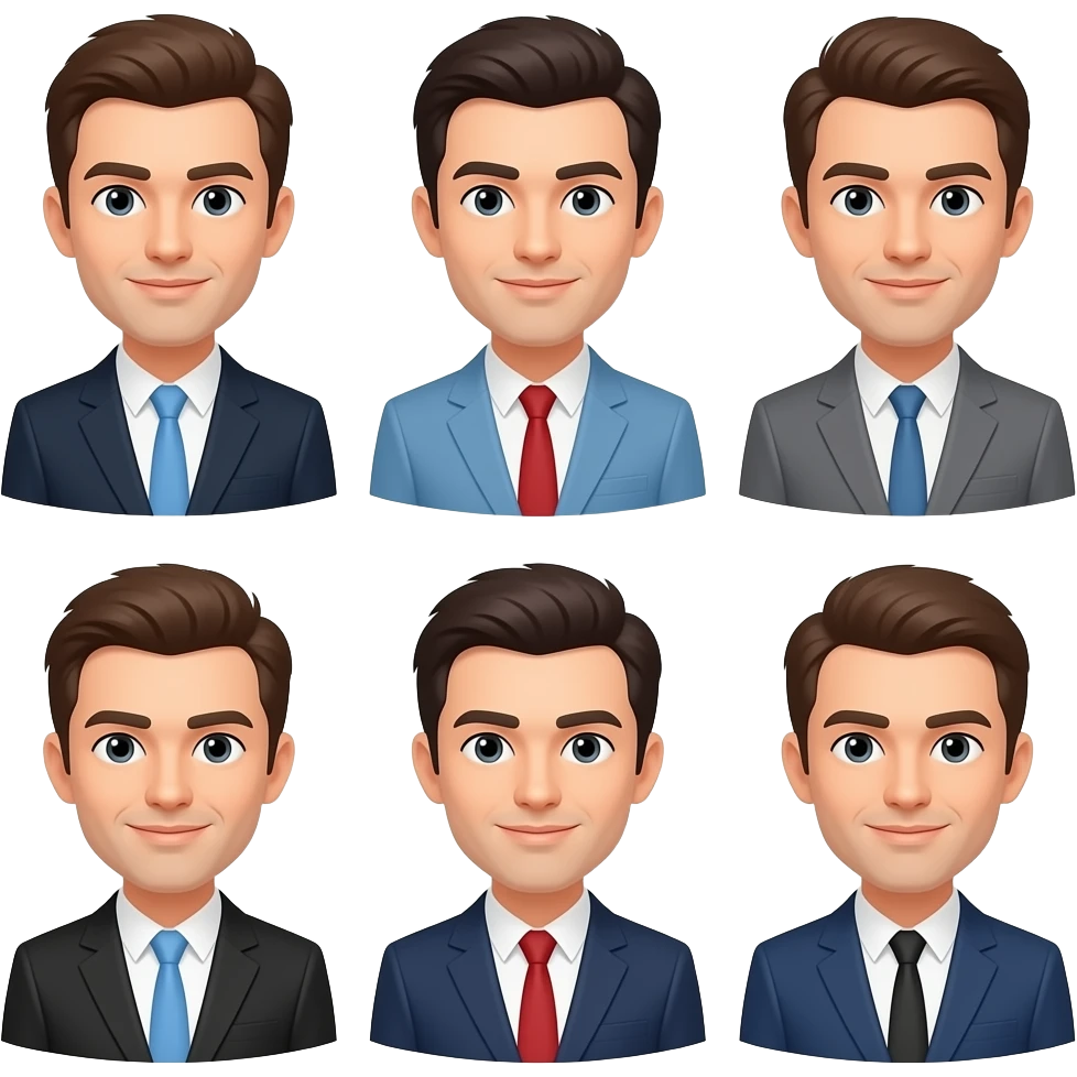 7 men emoji