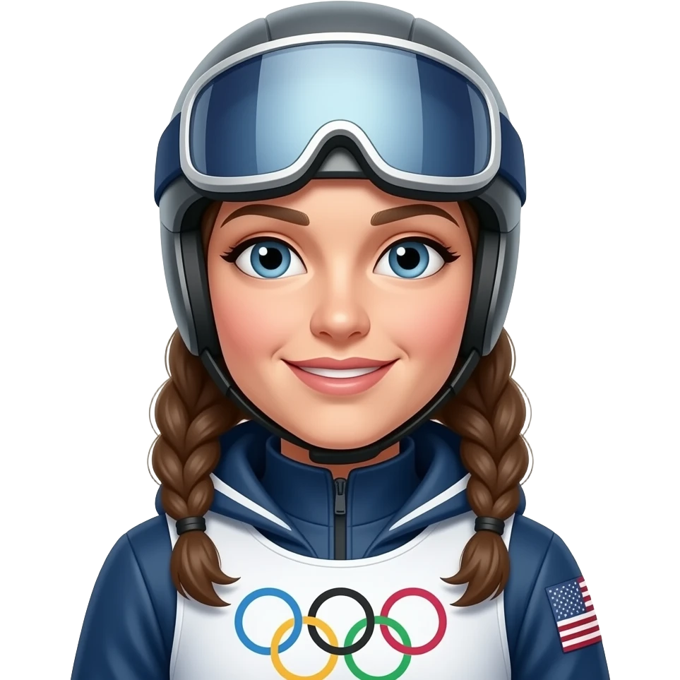 Female USA Olympic Skier emoji
