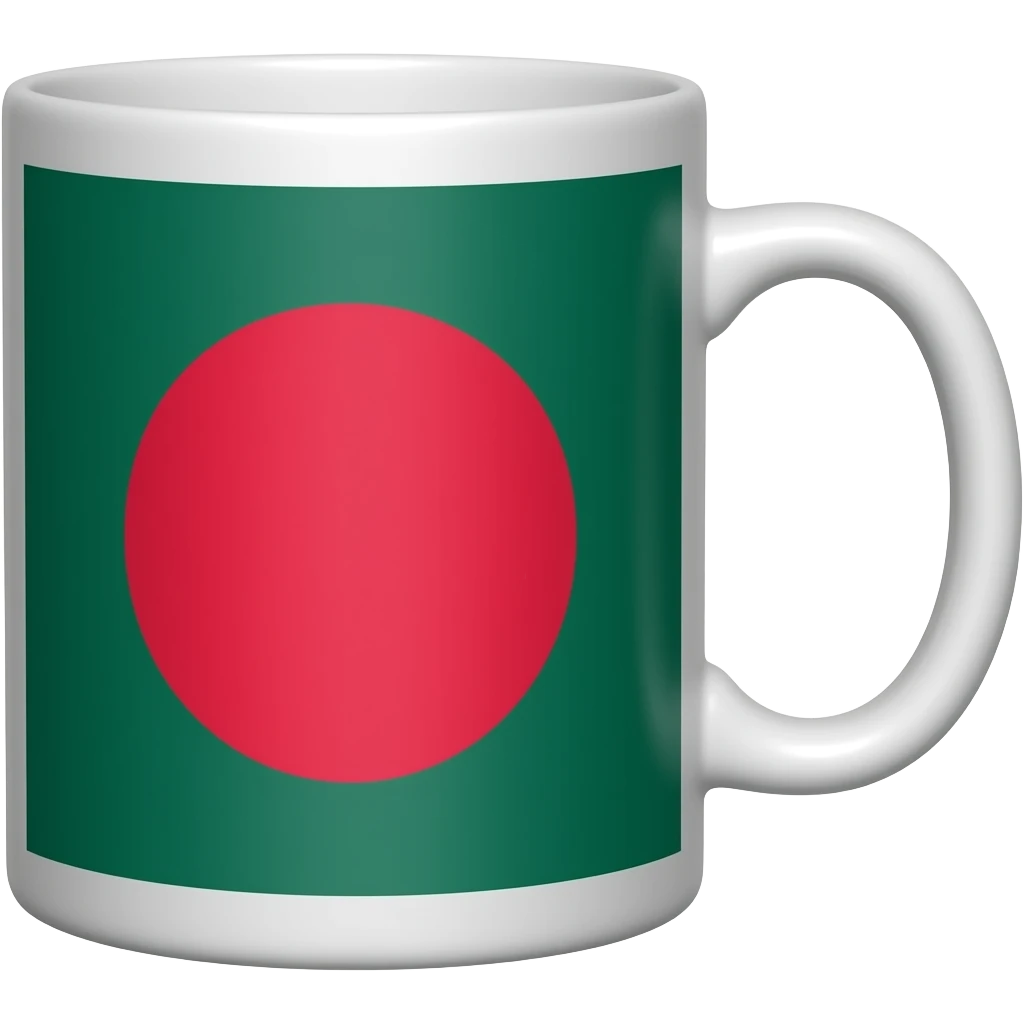 Bangladesh Flag Deisgn Mug emoji