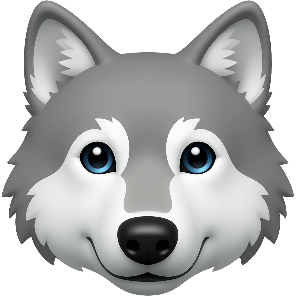 늑대 얼굴 emoji