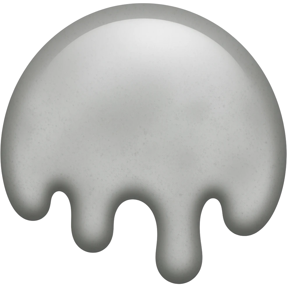 Dripping cement emoji