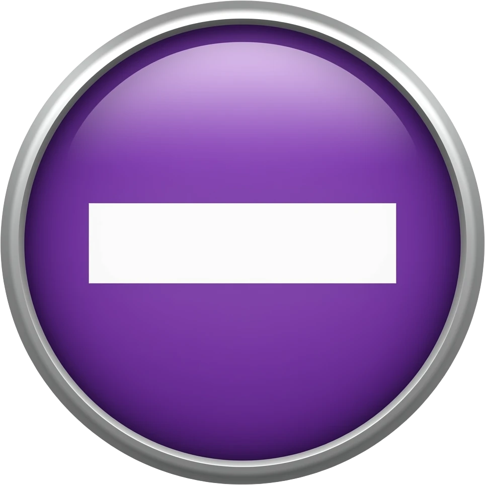 make me a purple no entry sign emoji