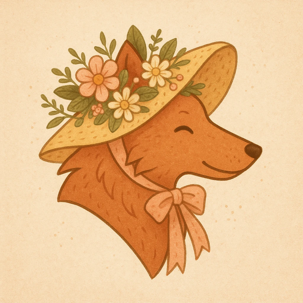 Give the Overwolf logo a cute cottagecore makeover emoji
