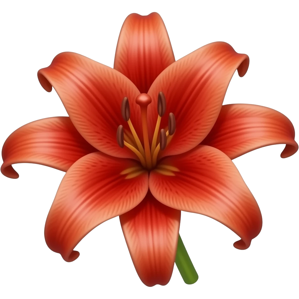 Red spider lily to thoda realistic bana do emoji