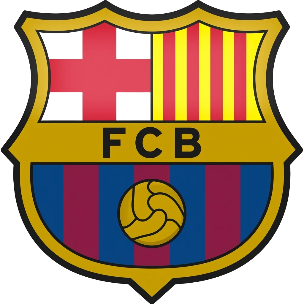 Barcelona football logo emoji