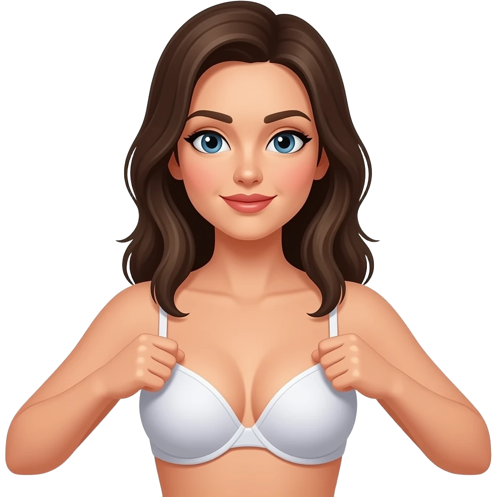 Take off her bra emoji