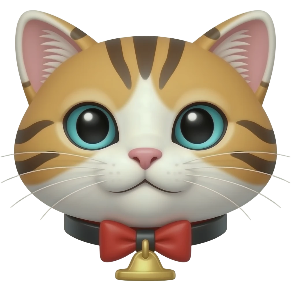 cat collar emoji
