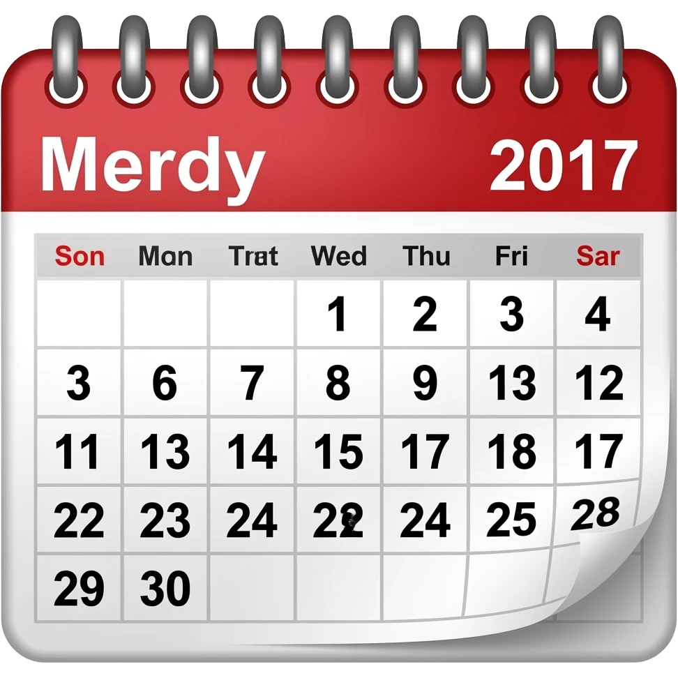 календарь март emoji