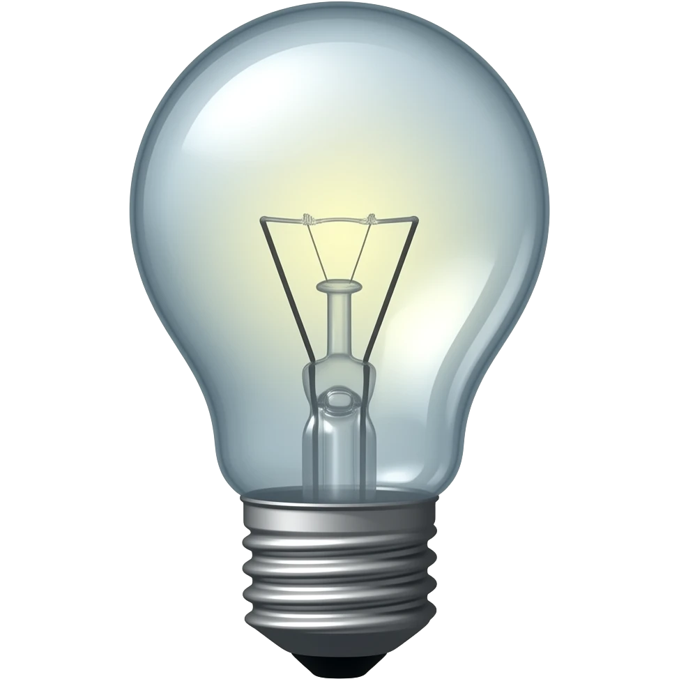 light bulb emoji