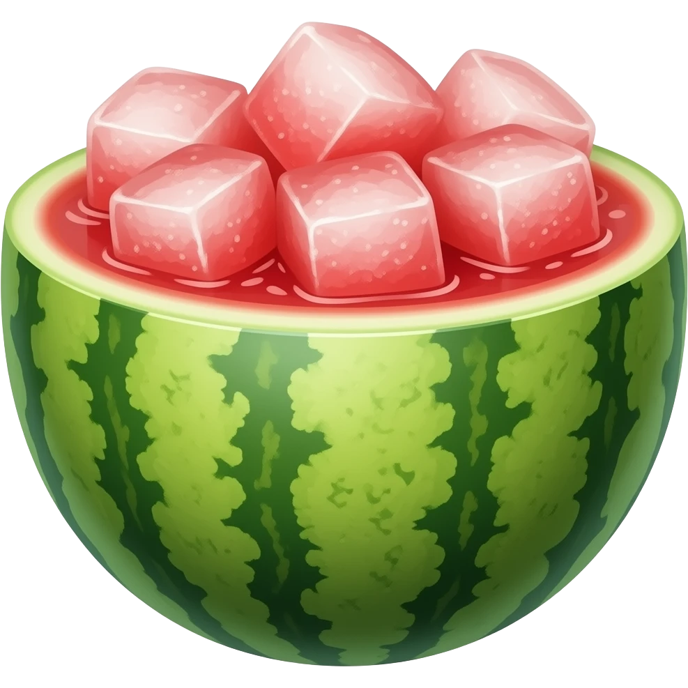 iced watermelon emoji