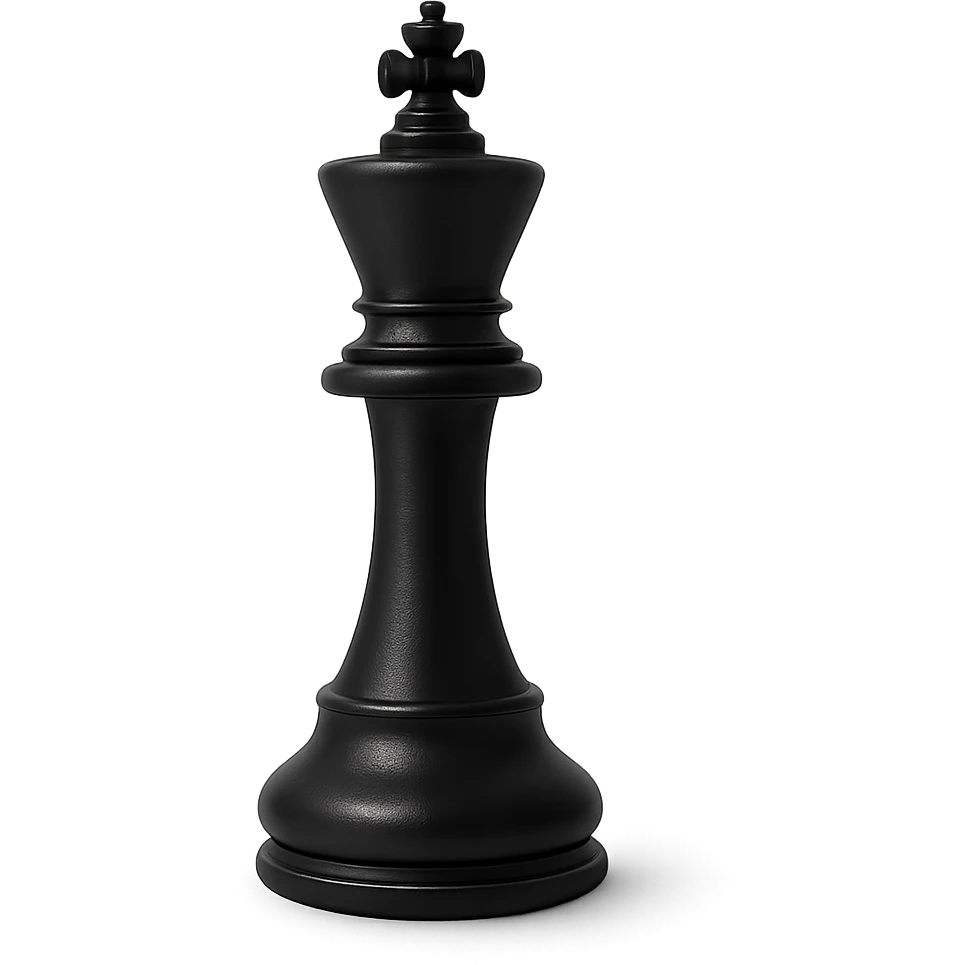 black chess piece emoji