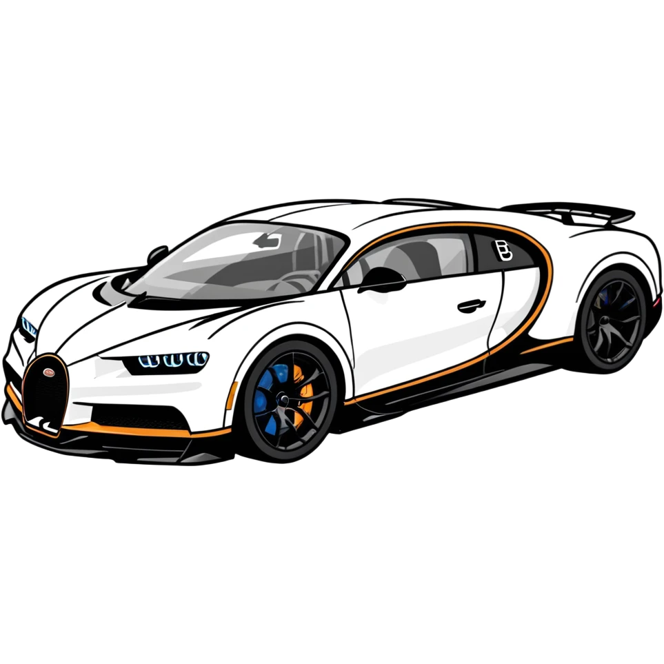 Black Bugatti Chiron Super Sport 300+ emoji