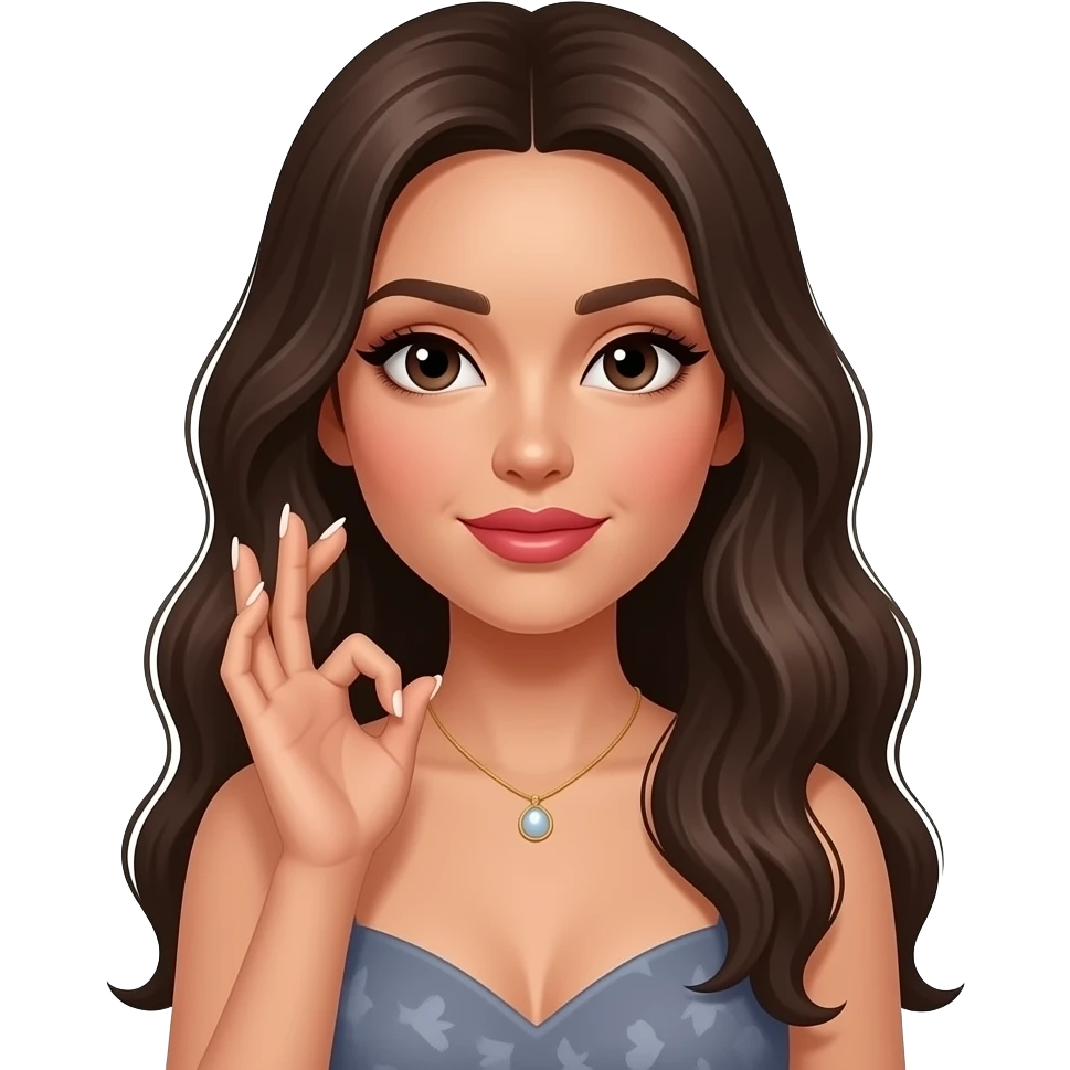 👩+💄+👗+💅 emoji