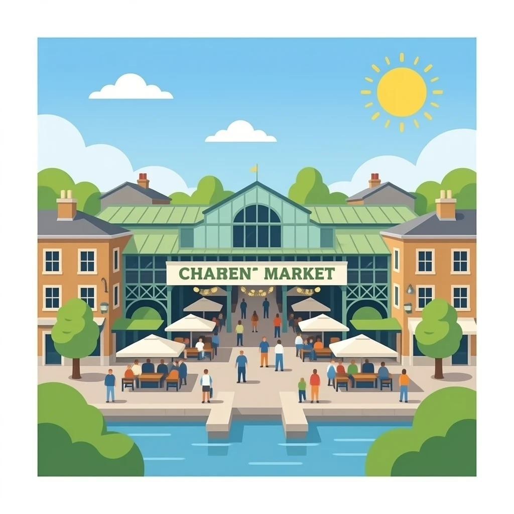 Camden Market top view emoji