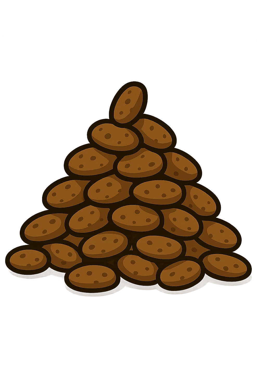 FECI DI ANIMALE A PALLINI LEGGERMENTE ALLUNGATI emoji