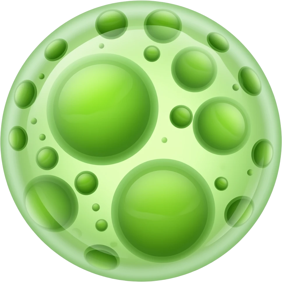 Green algae cells emoji