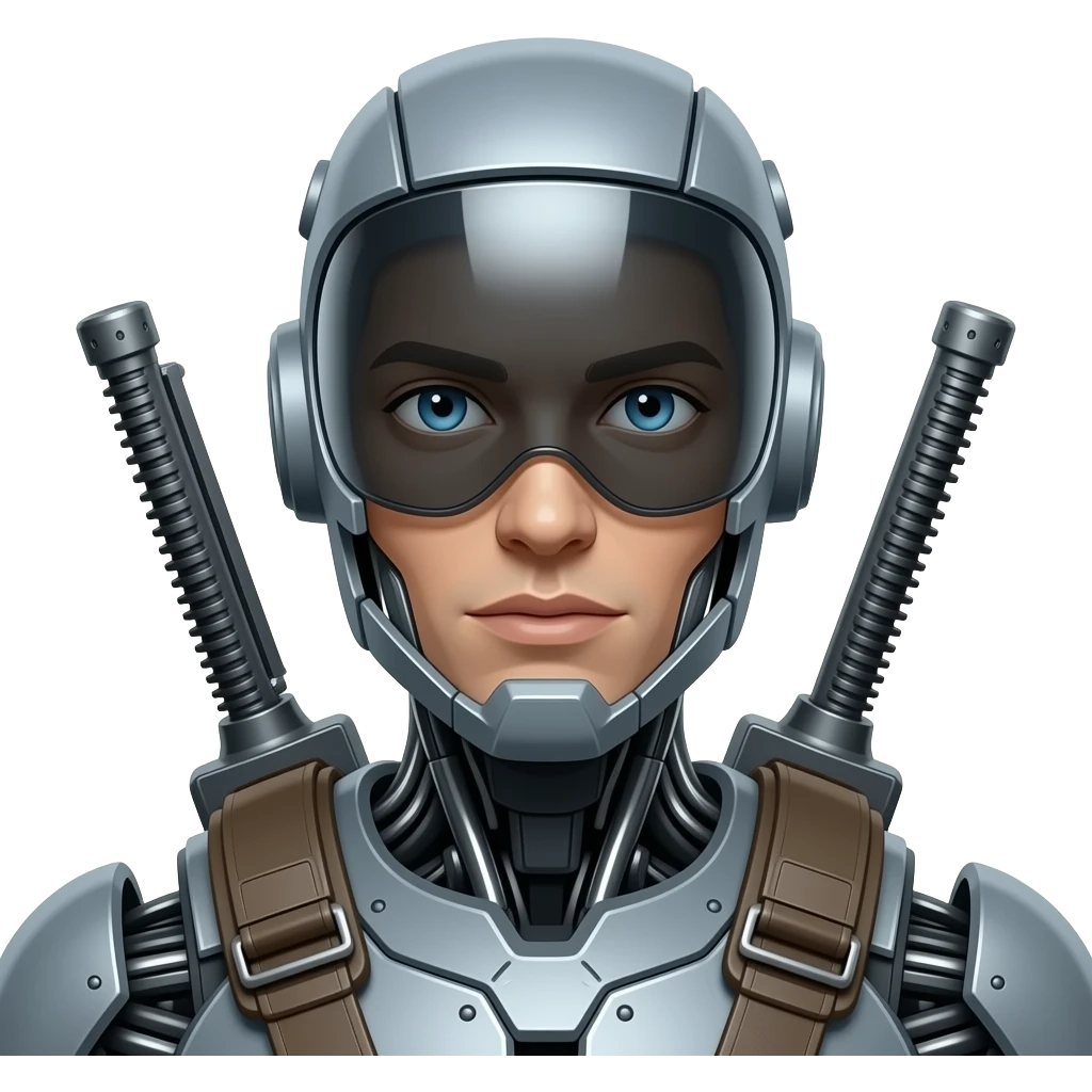 Humanoid robot hunter emoji