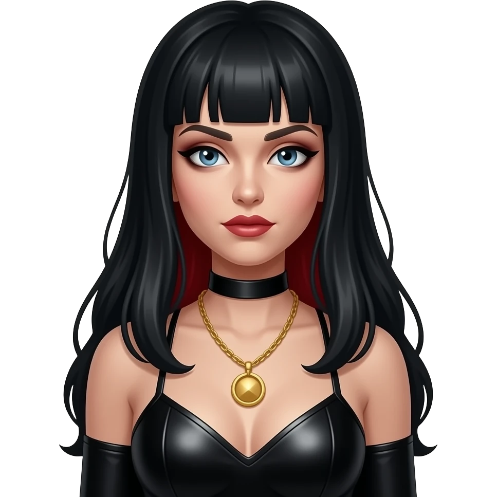 Freaky dominatrix emoji