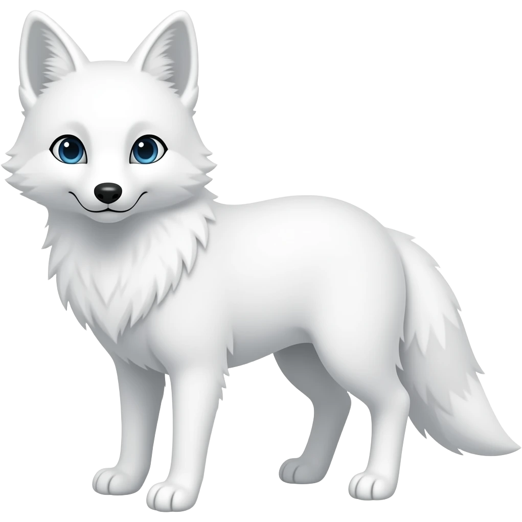 white fox emoji