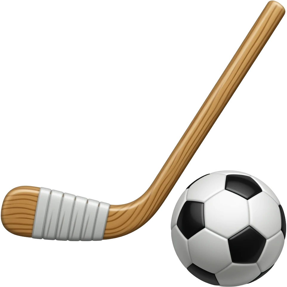 Unihockey, stock, ball mit löcher emoji