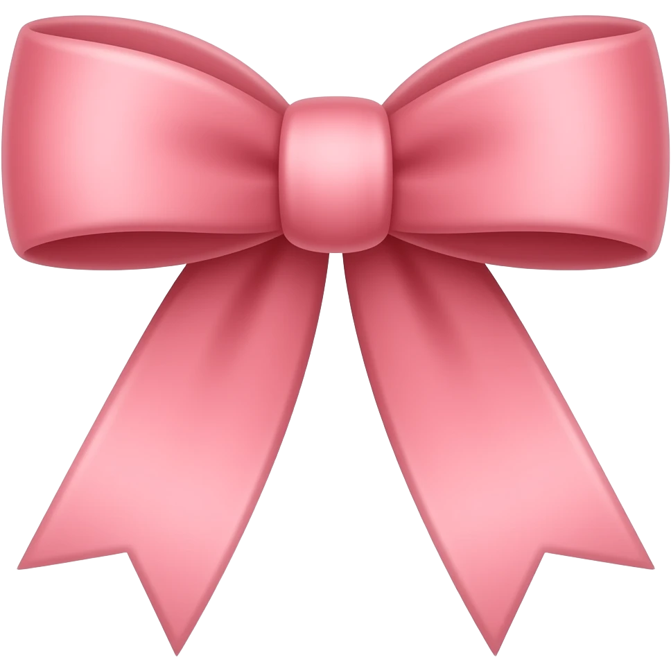 Cute ribbon emoji