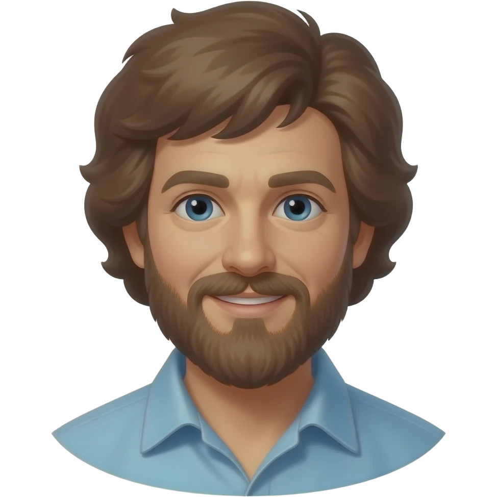боб росс рисует  на чем то emoji