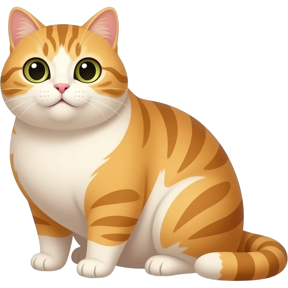 Fat cat emoji