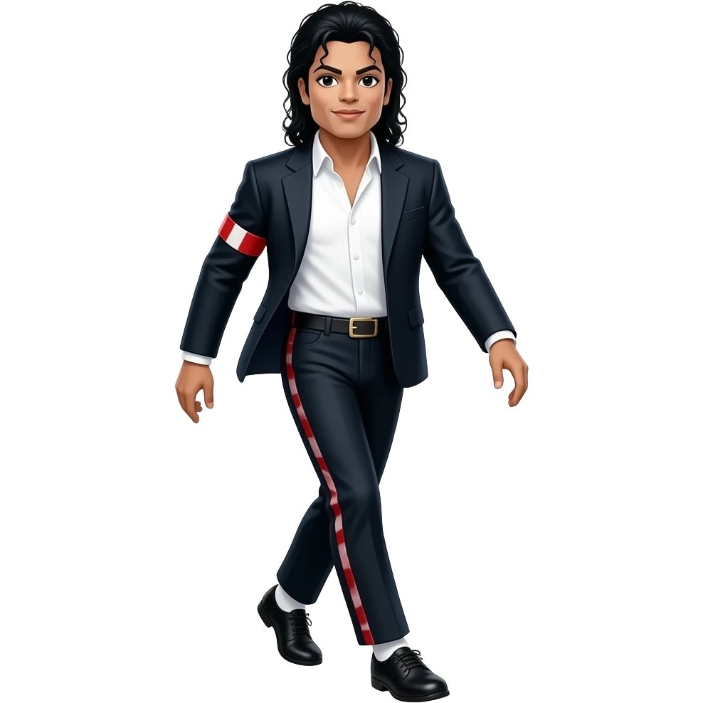 Michael Jackson Moon walk emoji