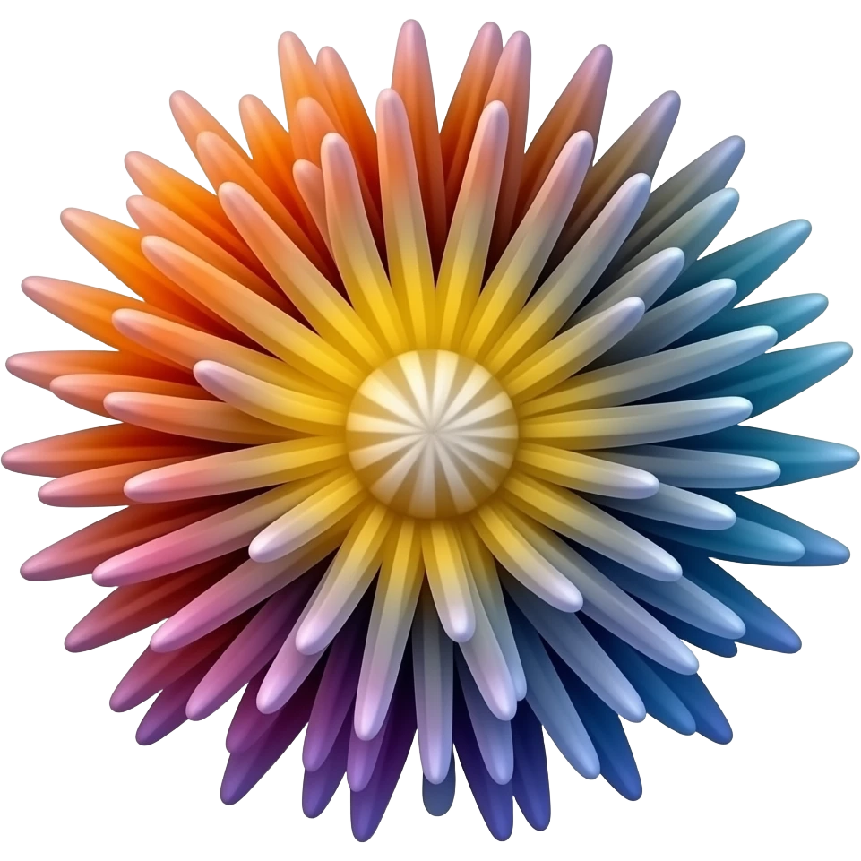 Anémone de mer quadricolore emoji