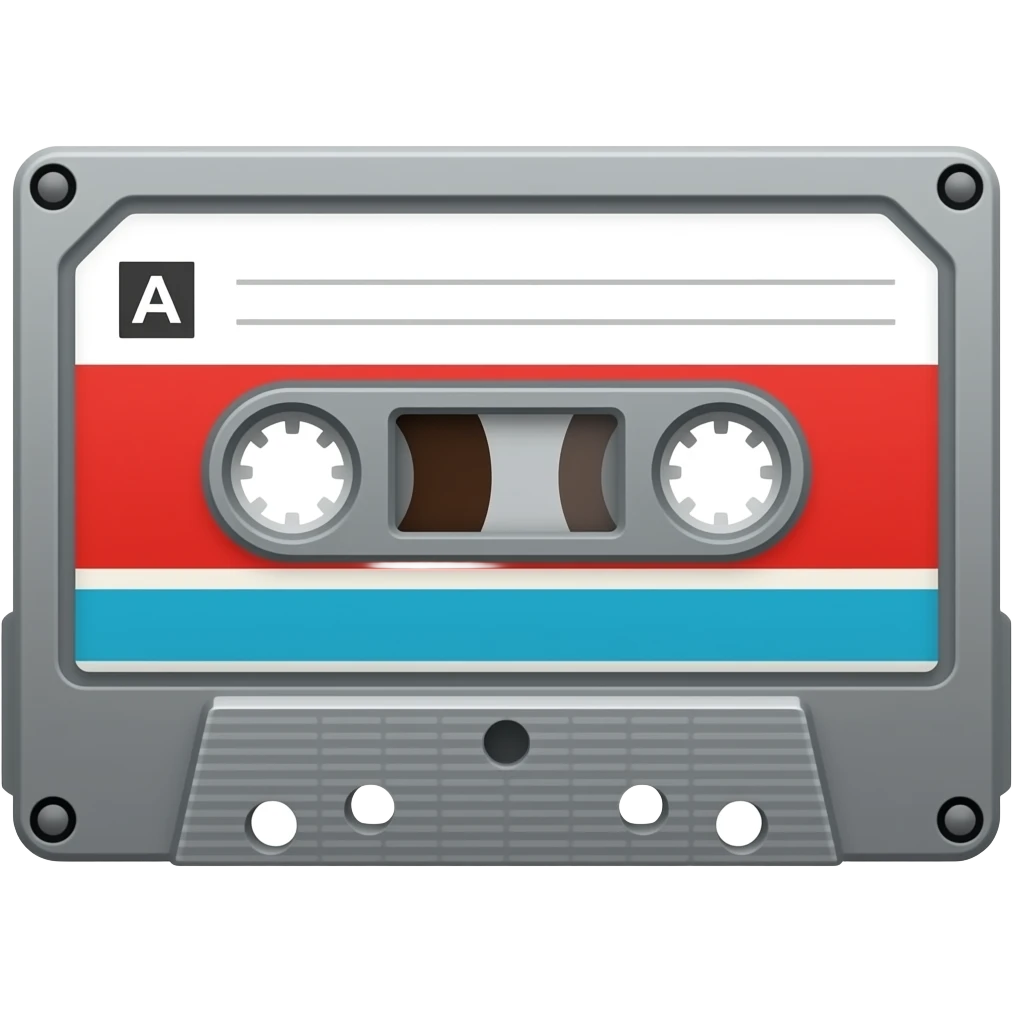 Image Of A Cassette Tape emoji