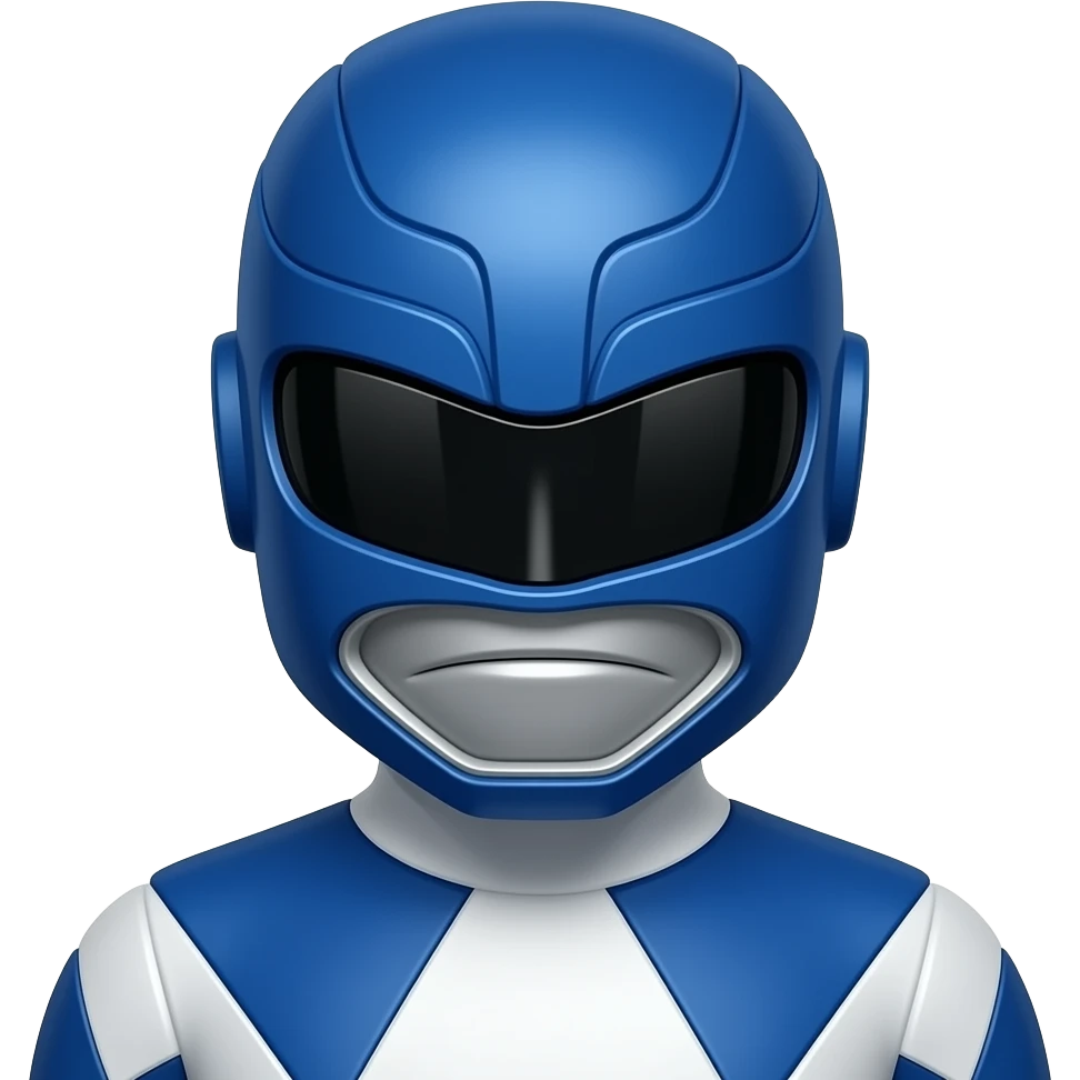 Blue power ranger emoji