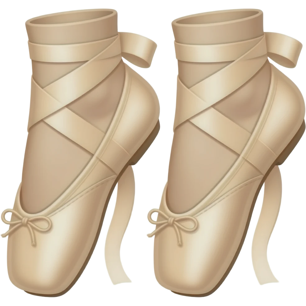 Soft Coquette ballet boots emoji