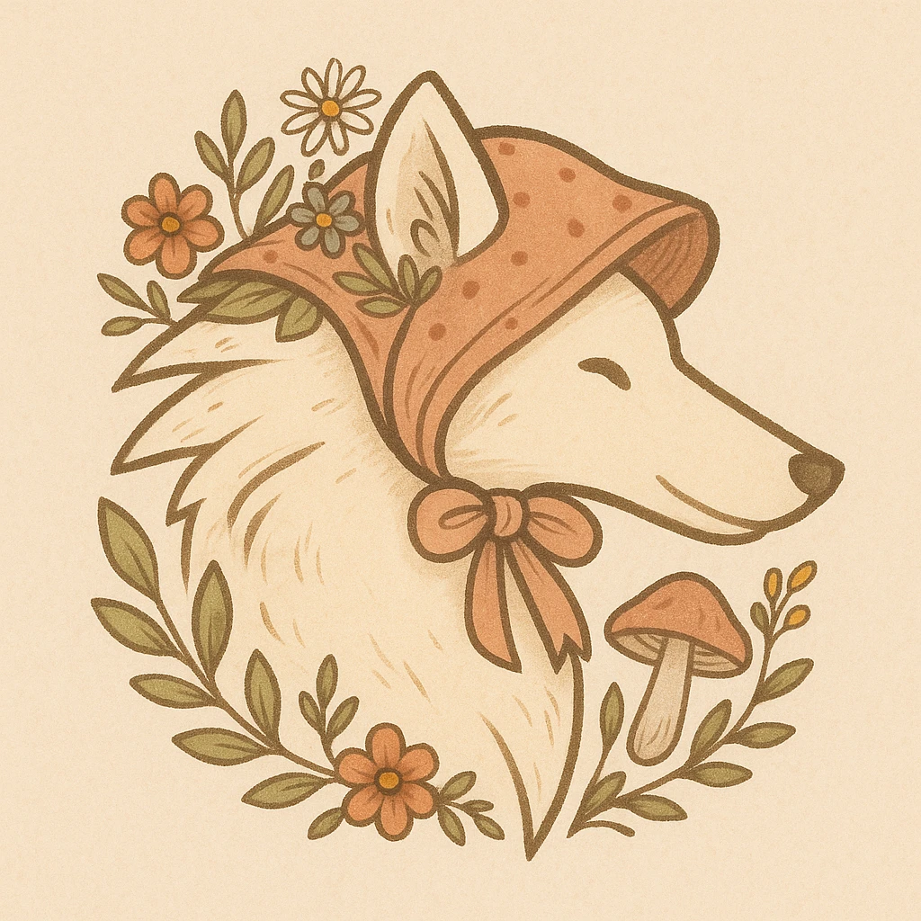 Give the Overwolf logo a cute cottagecore makeover emoji