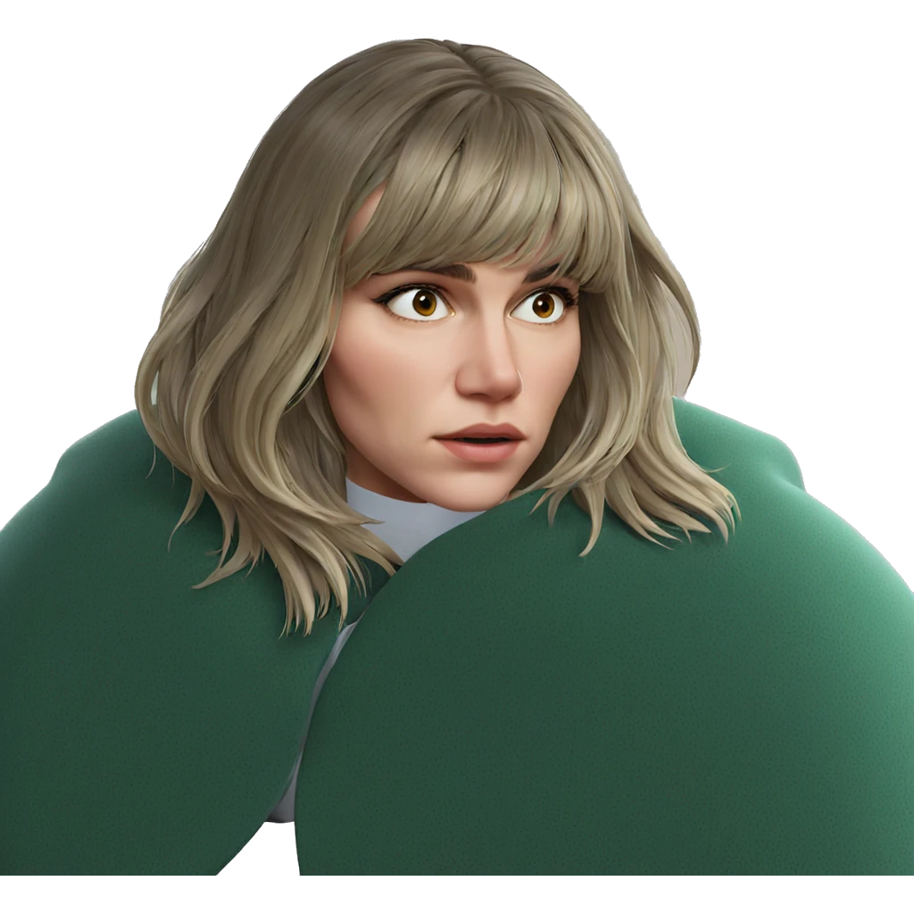 girl in focus portrait emoji