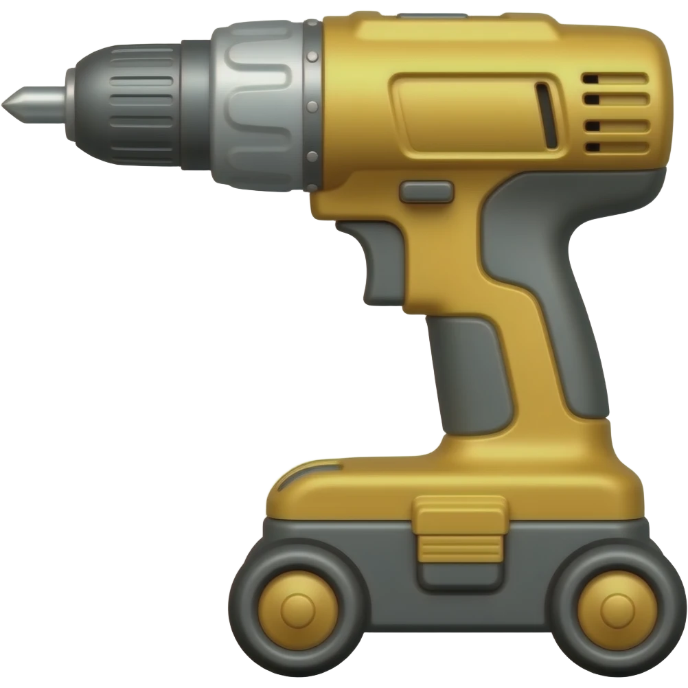 drill machine on wheels emoji