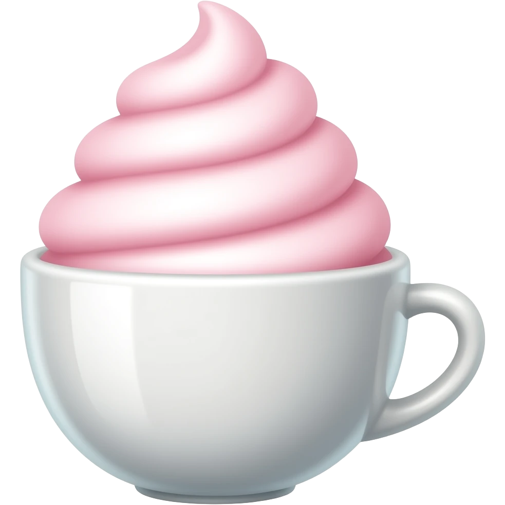 Cup Mike cotton candy emoji