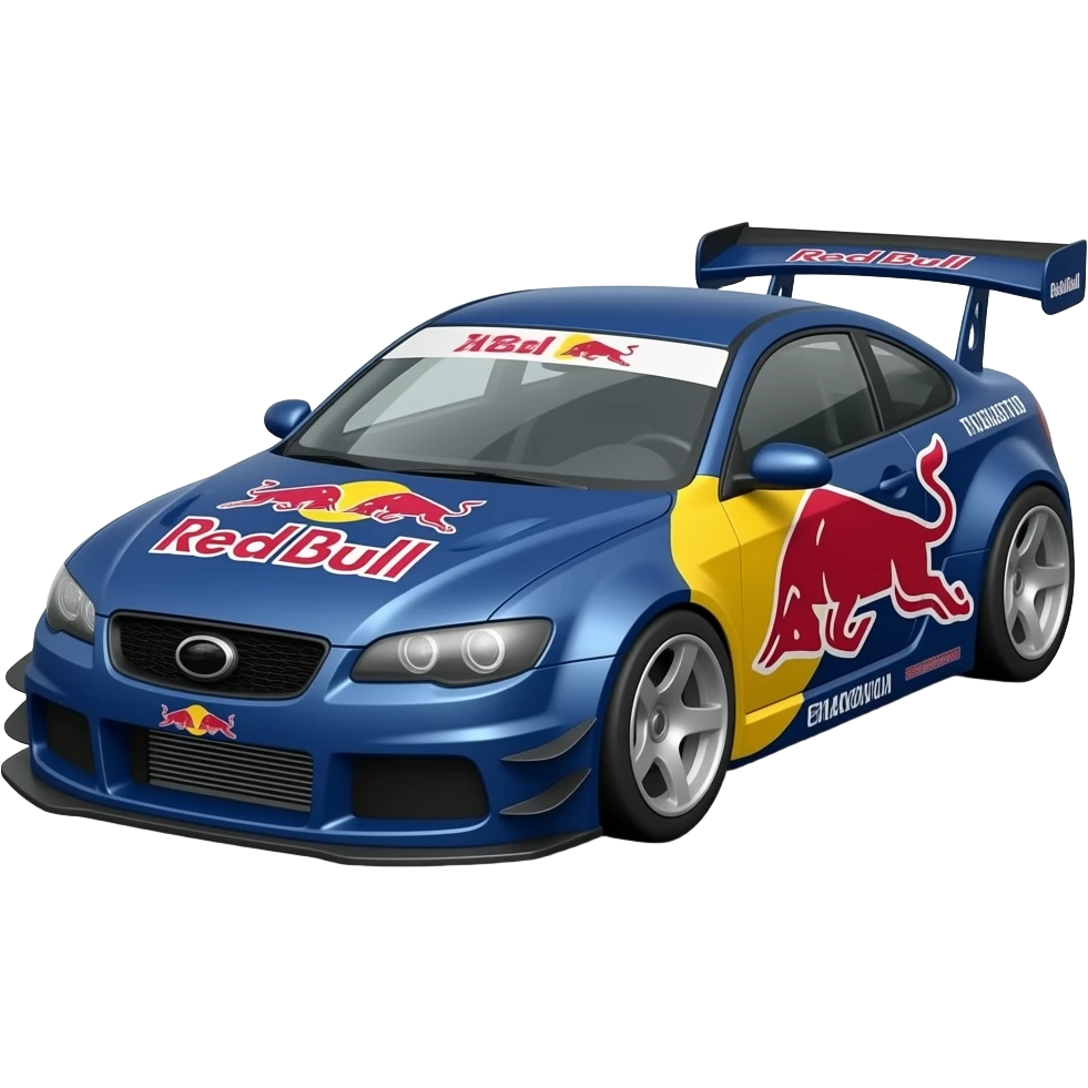 red bull drift car emoji