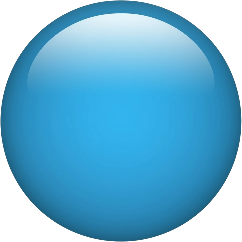BLUE CIRCLE emoji