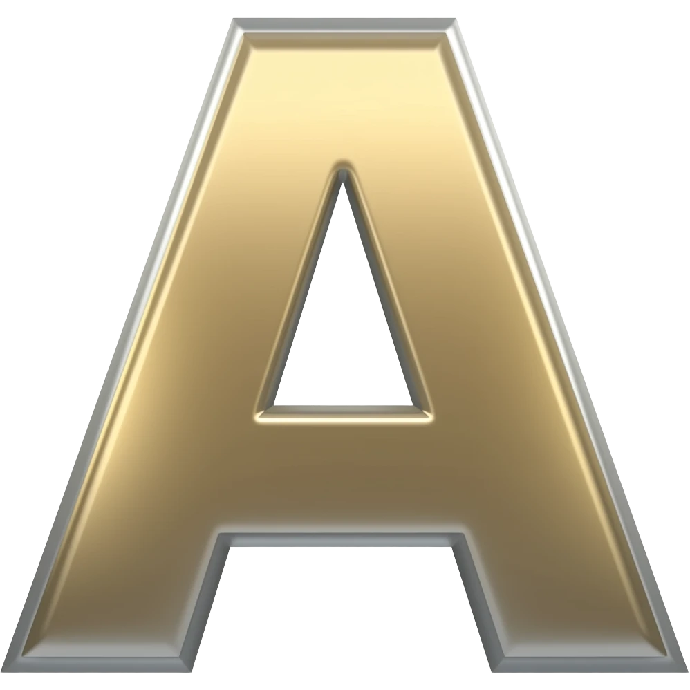 Letter A emoji emoji