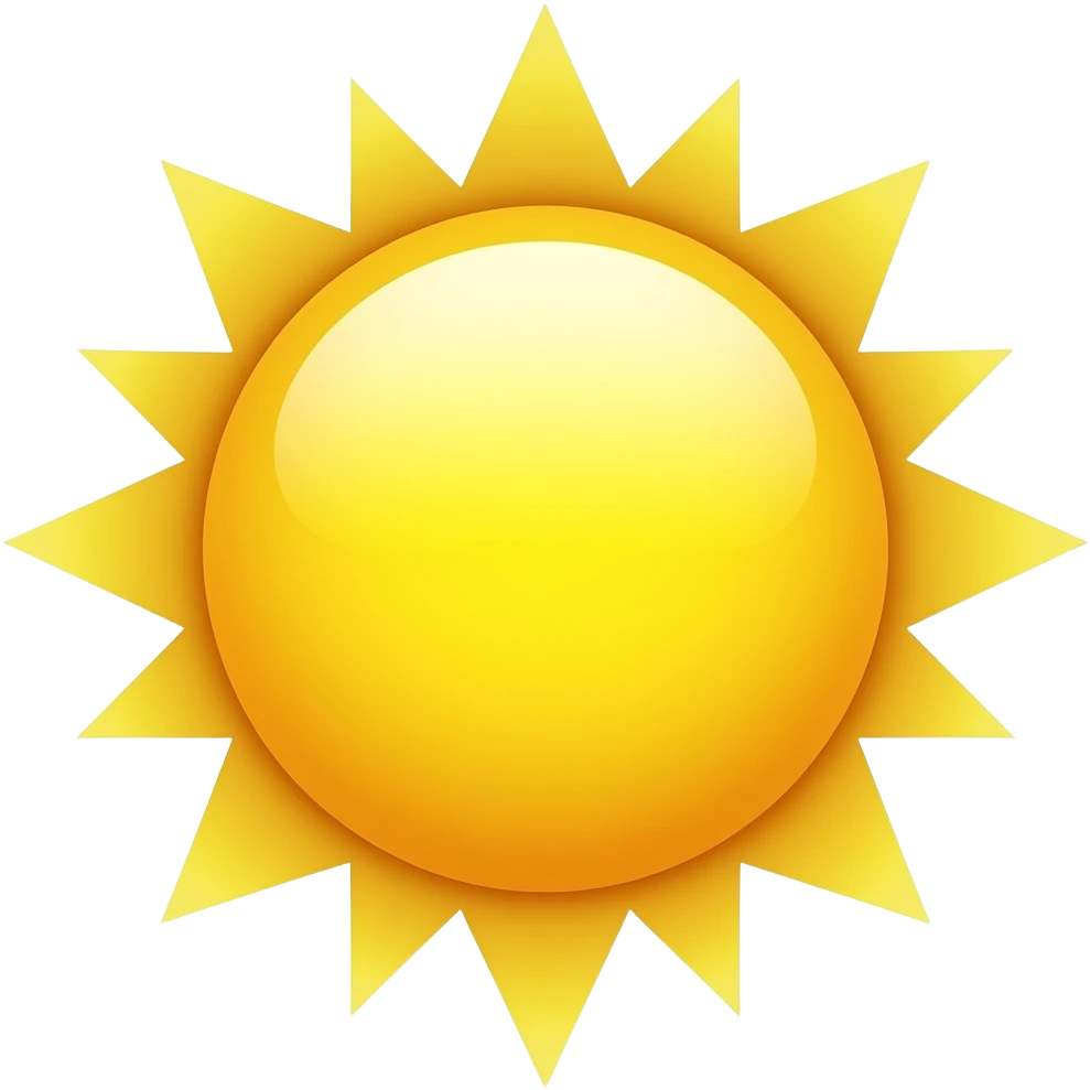 Sun emoji
