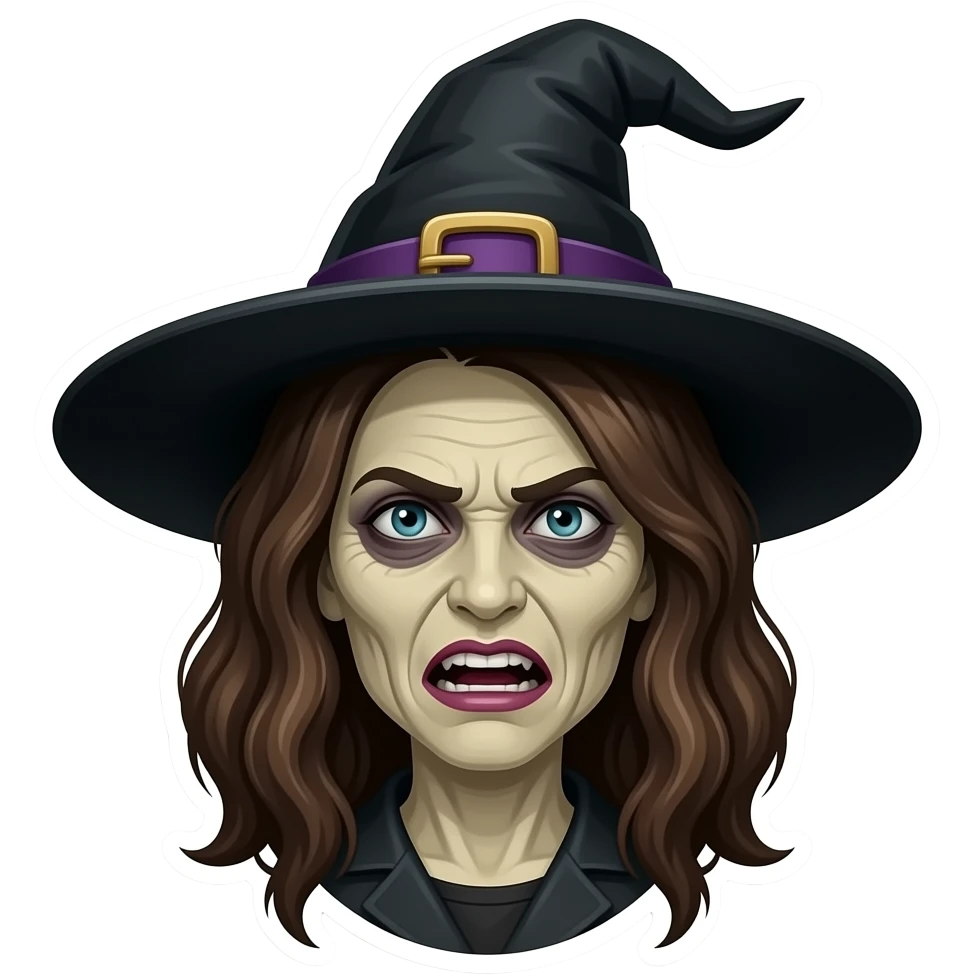 o vrajitoare ingrozitoare film sticker Mildred(Hubble) emoji