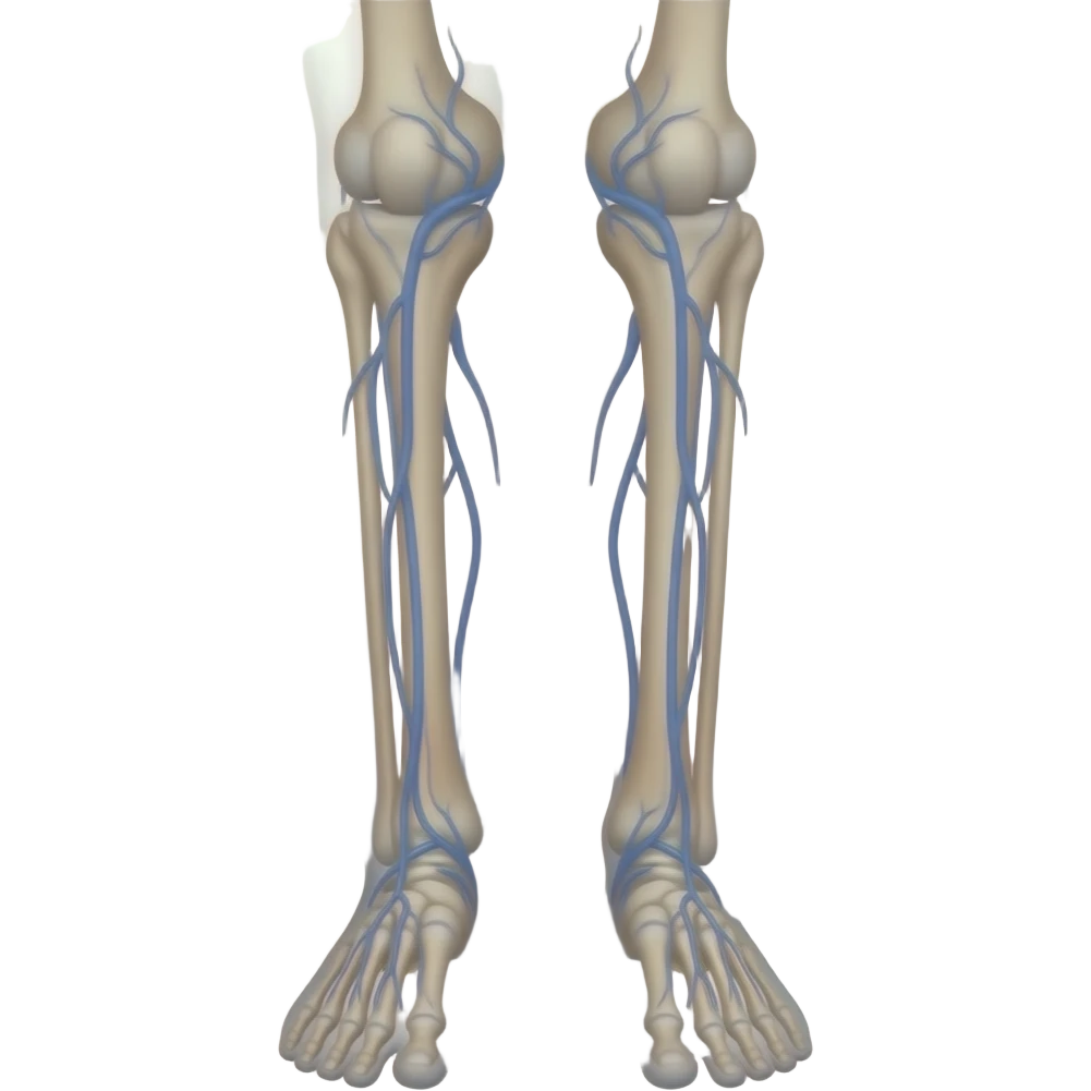 draw an ischemic leg emoji