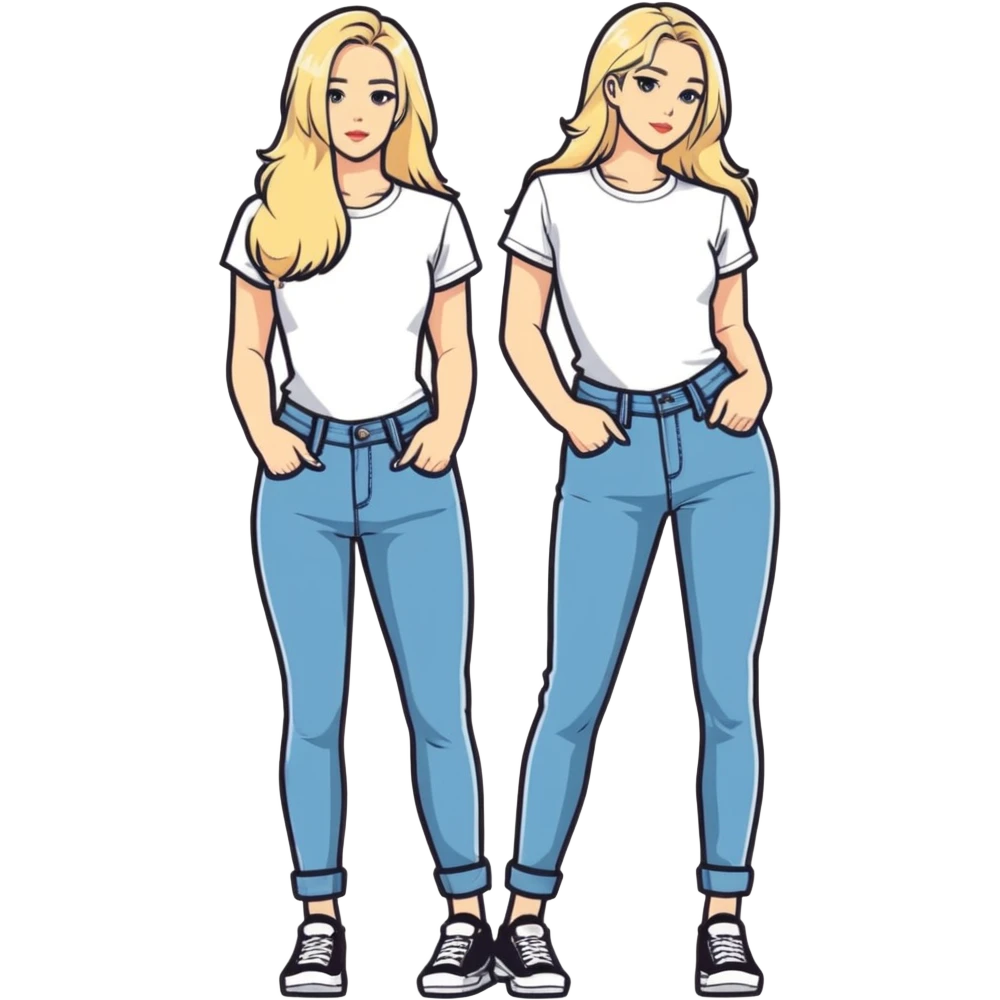 Take out the man in middle  Two people together, a 35 year-old tall muscular man with brown hair and a shorter blonde woman long hair also very good shape getting married next month. I don’t want them in wedding garb jeans and a T-shirt that show off their bodies would be best. emoji