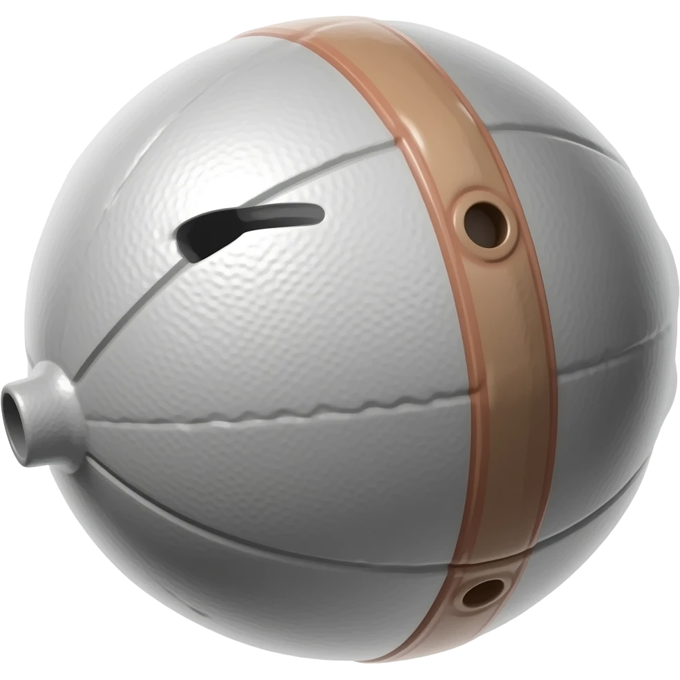 A bomb in the form of a balloon emoji