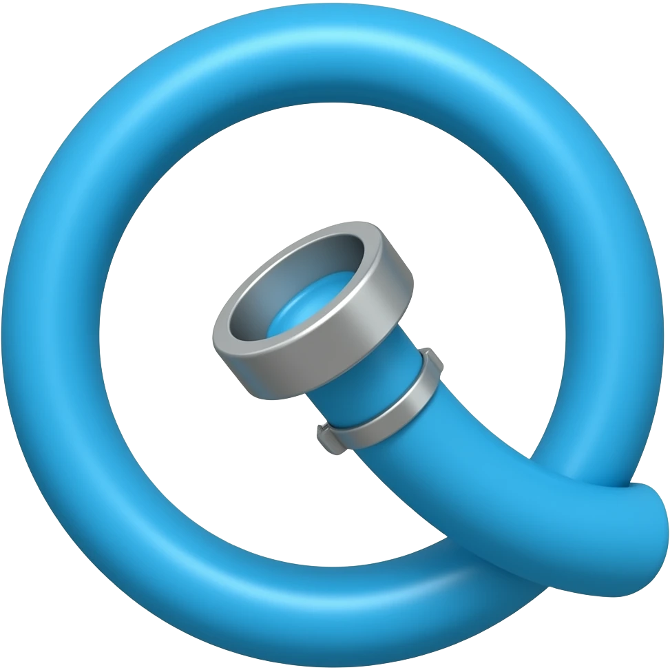 #B8FFFF hose with bulge emoji